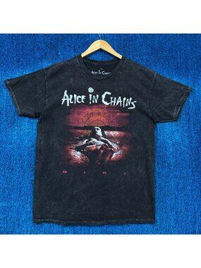 Alice In Chains Dirt Seattle WA Est 1987 Grunge Band Tee L